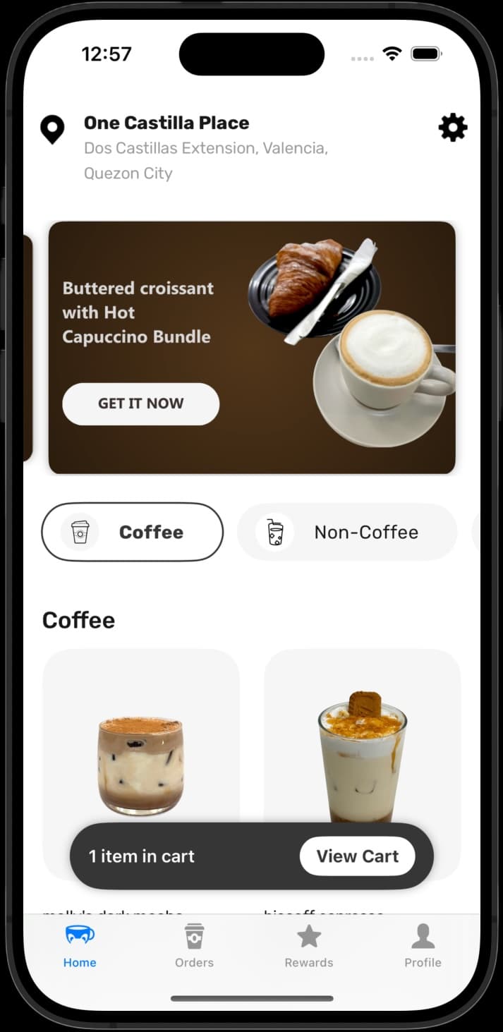 Molly’s Coffee App Preview